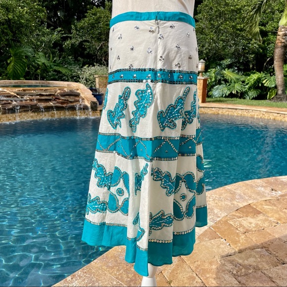 NWOT! BCBGMAXAZRIA Sequined Skirt - Picture 6 of 6